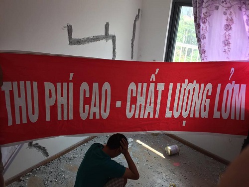 Cư dân bức xúc vì dự án bàn giao với chất lượng xây dựng quá thấp