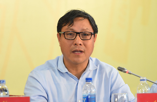 Đại diện Bộ KH&ĐT tại buổi họp báo. Ảnh: VGP/Quang Hiếu