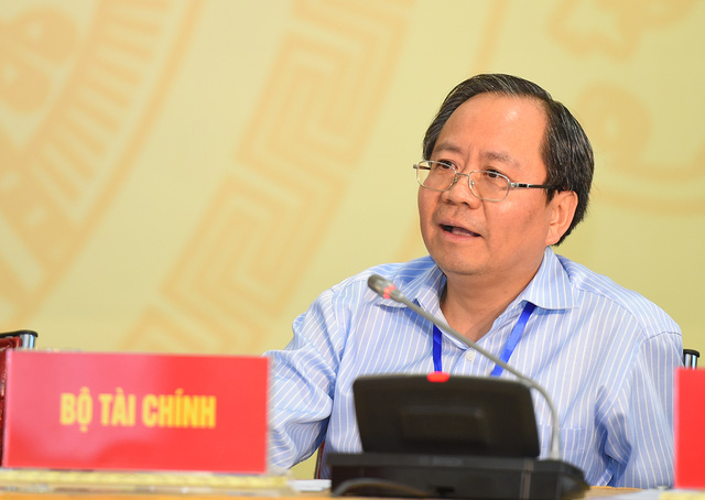 Đại diện Bộ Tài chính. Ảnh: VGP/Quang Hiếu