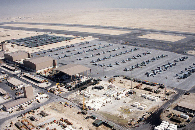 Căn cứ quân sự Al Udeid tại Qatar.
